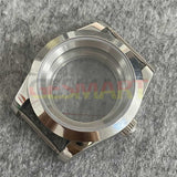 39MM Transparent Bottom Sapphire Glass Stainless Steel Watch Case for NH35/NH36