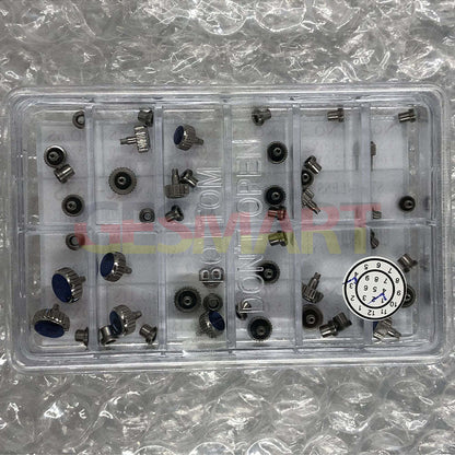 AC-663S Stainless Steel Screw Type Crown Each 2PCS 12 Types Total 24PCS