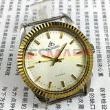 38mm TAIHANG Manual Mechanical Watch Golden Nail Silver Dial Round Case 17 Jews