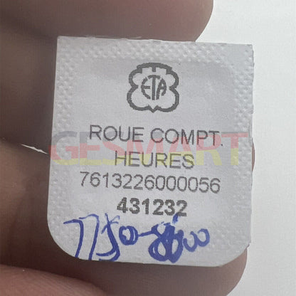 Movement watch spare part ETA 7750 hour counting wheel for precise timekeeping.