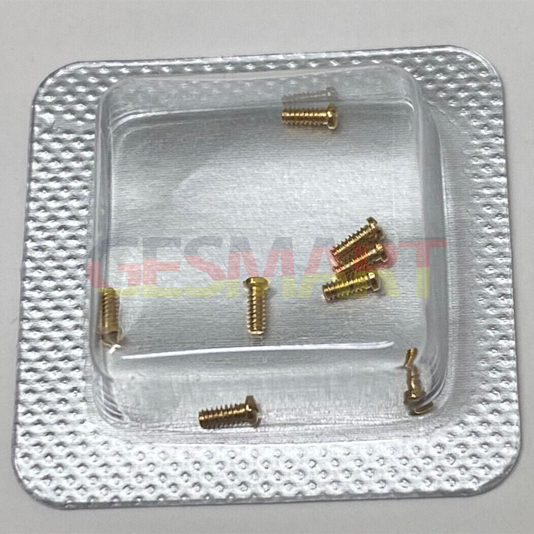 Men 3x1mm slotted watch back cover screws for Cartier watches, durable replacement parts