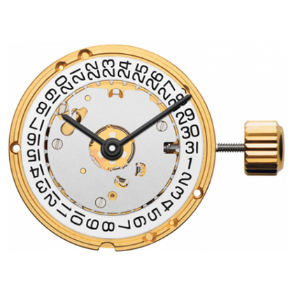 ETA E61.041 Watch Quartz 2 Hands Date 3 Swiss Movement