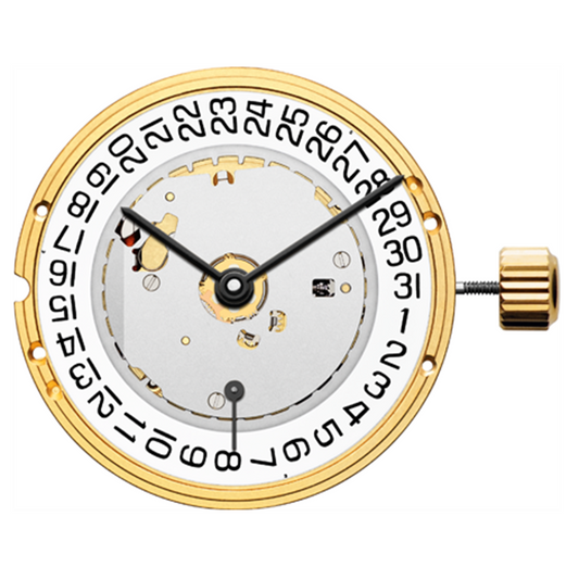 ETA E64.511 Swiss quartz watch movement by ETA, precision timing component for watch repair