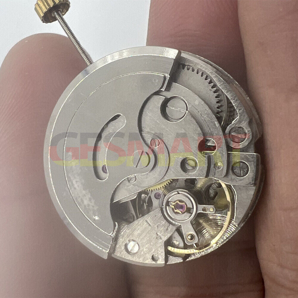 26.5mm 7120 automatic mechanical watch movement with single calendar and 3 hands, precision timekeeping.