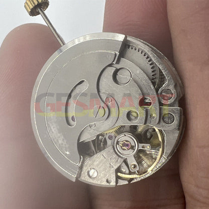 26.5mm 7120 automatic mechanical watch movement with single calendar and 3 hands, precision timekeeping.