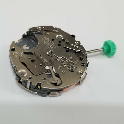 Miyota FS00 quartz watch movement, precise repair part for F500 model replacements.