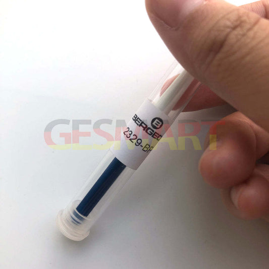 Bergeon 2329-BP watch oiler tool with stand, 8mm tip for precise lubrication in watch repair.