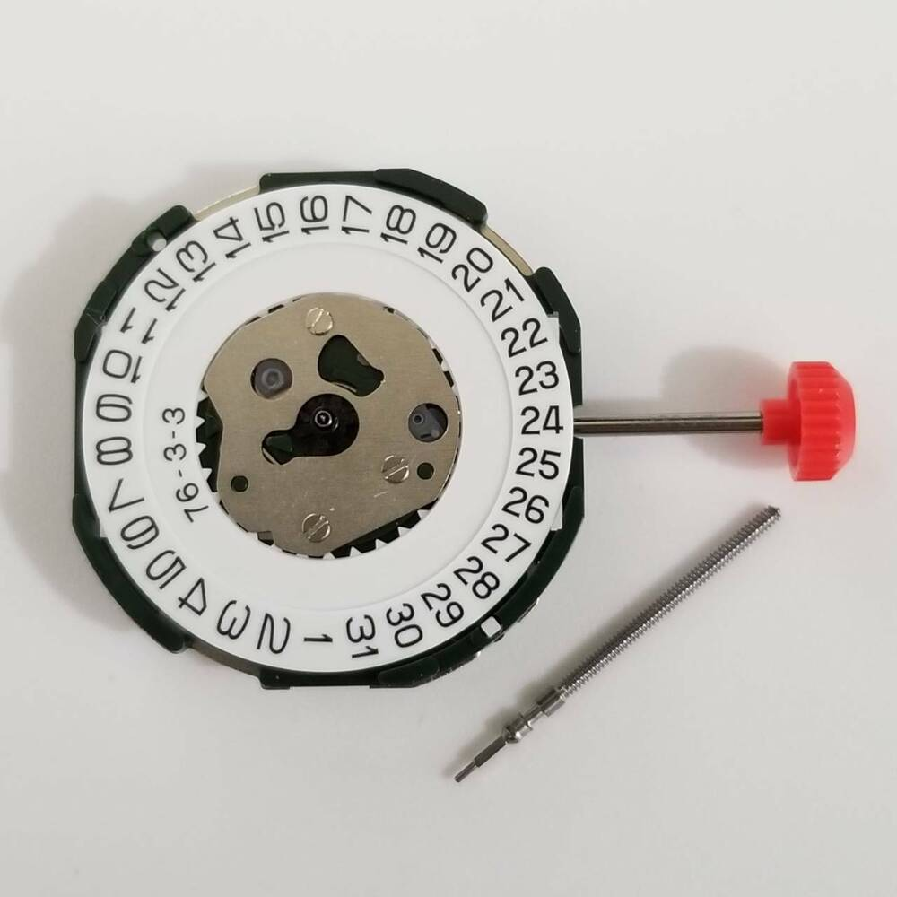 Miyota 2115 quartz watch movement for precise repairs and replacements, compatible with 2110 models.