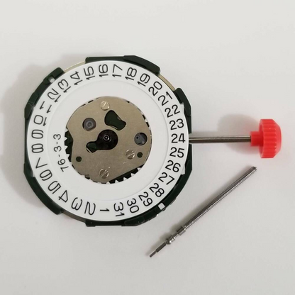 Miyota 2115 quartz watch movement for precise repairs and replacements, compatible with 2110 models.