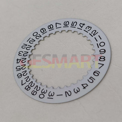 #2 Brand New Generic Replacement White Date Disk Wheel Date Wheel for RLX 3235 Movement