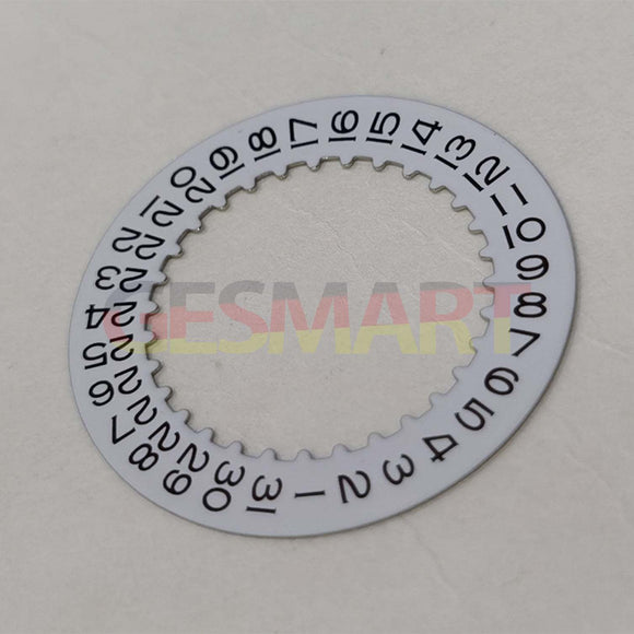 #2 Brand New Generic Replacement White Date Disk Wheel Date Wheel for RLX 3235 Movement