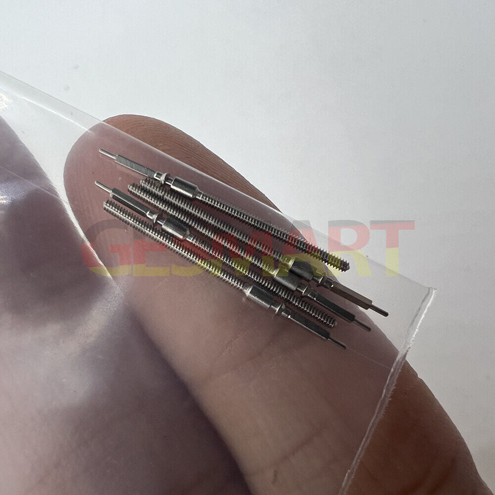 Set of 5 replacement watch winding stems compatible with TY2502-2505 movements for precise repairs.