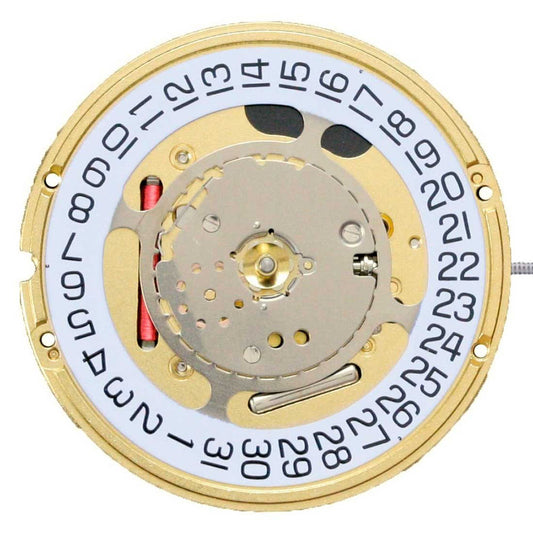 ETA F06.111 Swiss quartz watch movement showing 2/3 hands with date window at 3 or 6 o'clock position.