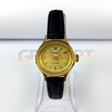 24mm HAIDA Manual Mechanical Lady Watch Golden Nail 17 Jews Oval Golden Case