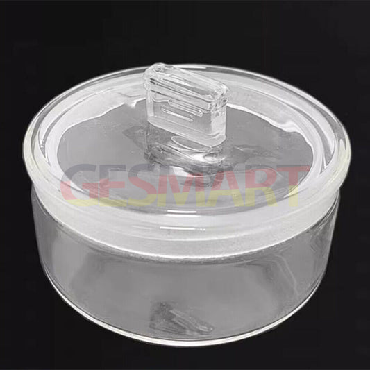 Oil benzine cup with anti-leak cover for watch repair, 70/80x35mm size, precision tool.