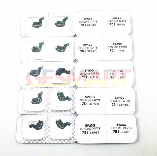 Genuine Parts Ronda 751 watch movement circuit board for precise timekeeping repair.