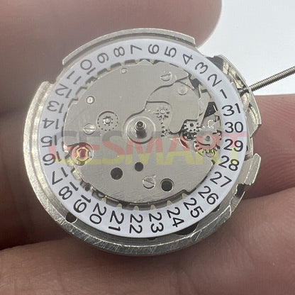 26.5mm 7120 automatic mechanical watch movement with single calendar and 3 hands, precision timekeeping.