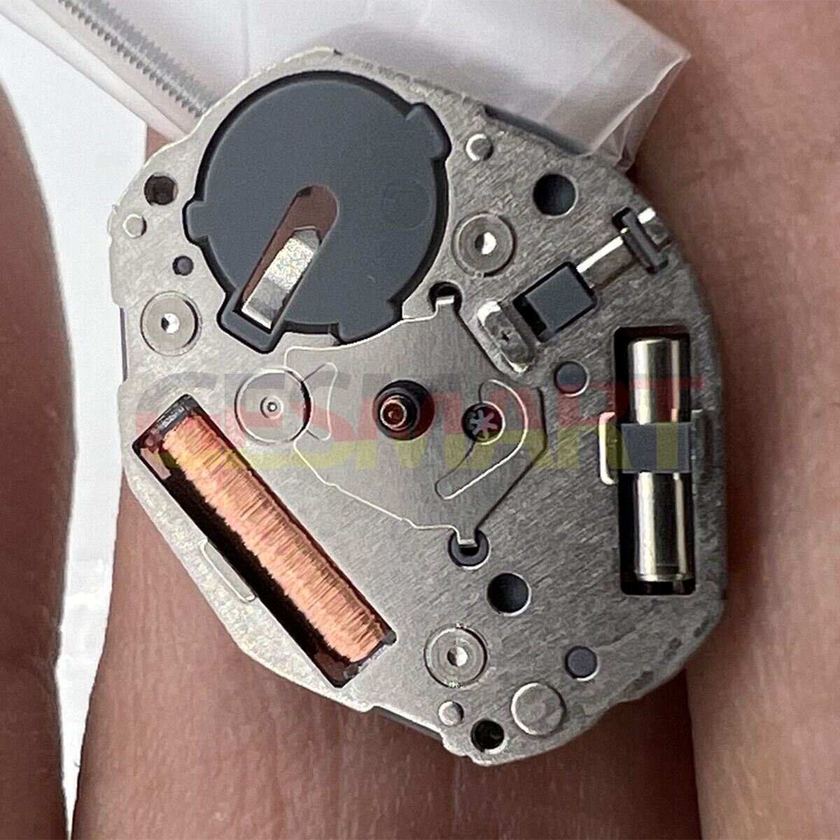 Miyota GL32 Japan quartz watch movement, silver finish, precise replacement for GL30 1L32 models