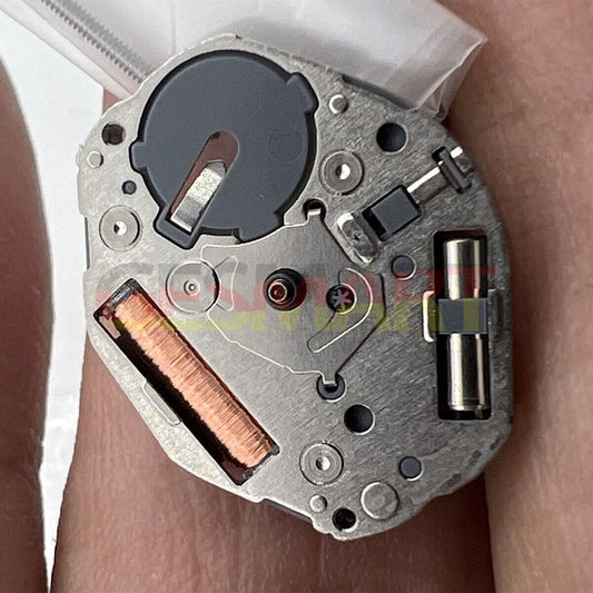 Miyota GL32 Japan quartz watch movement, silver finish, precise replacement for GL30 1L32 models