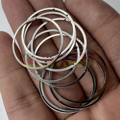 Spacer ring for Miyota 8200 series watch movement calendar, enhancing part fit and durability.