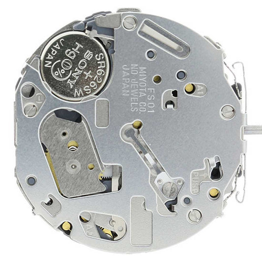 Mouvement à quartz japonais Miyota FS01, fabriqué au Japon