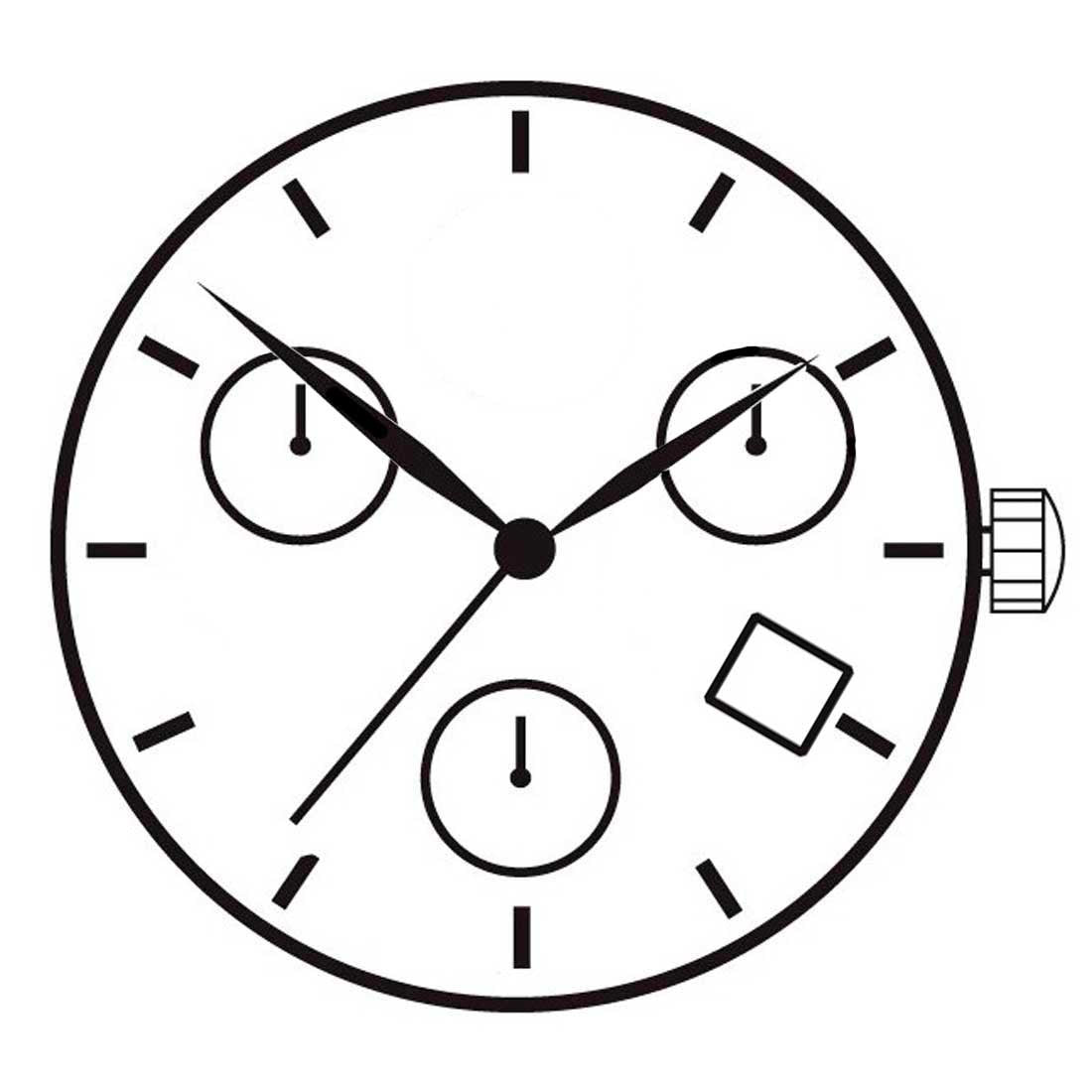 Mouvement à quartz japonais Miyota FS01, fabriqué au Japon