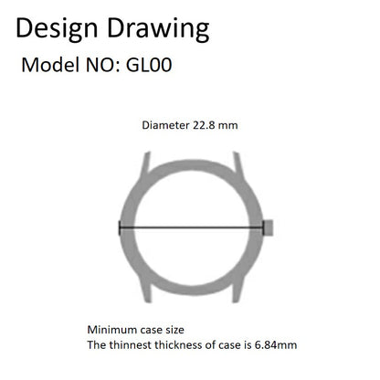 Miyota GL00 Japan Quartz watch movement by Citizen for accurate and reliable timekeeping performance.
