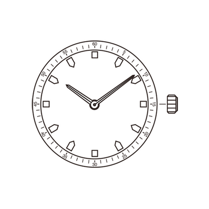 Miyota GL20 Japan quartz movement close-up showcasing precision in premium watch accessories.