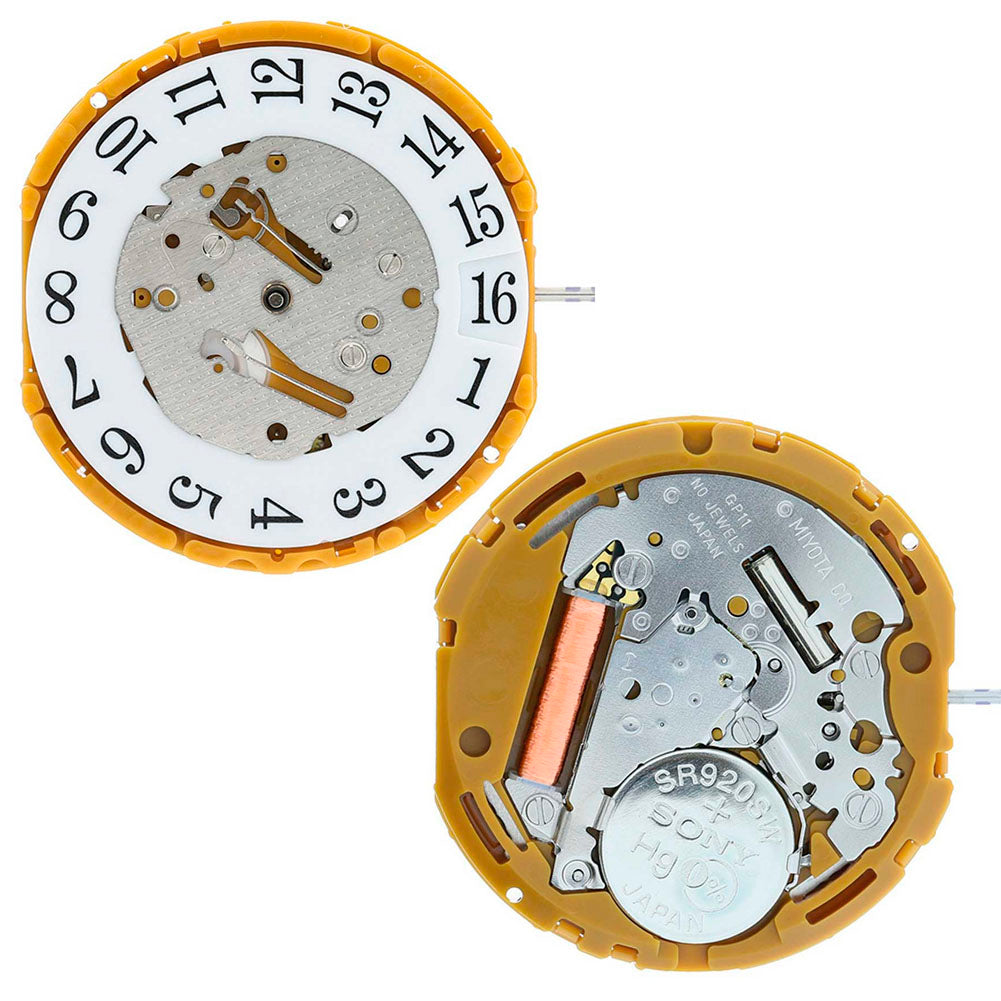 Mouvement à quartz japonais Miyota GP11, fabriqué au Japon