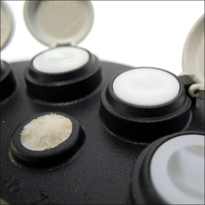 Bergeon 30180-A die-cast watch oil dip oiler stand for precise lubrication during watch repair.