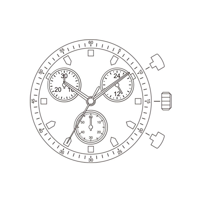 Mouvement à quartz japonais Miyota JS00 Fabriqué au Japon