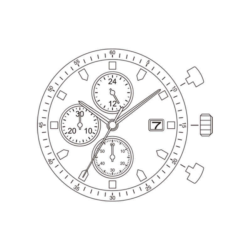 Mouvement à quartz japonais Miyota JS15