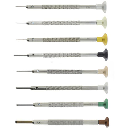 Horotec MSA01.207 watchmaker screwdriver with T-shaped blade, adjustable � 0.60-3.00 mm, precision tool for watch repairs.