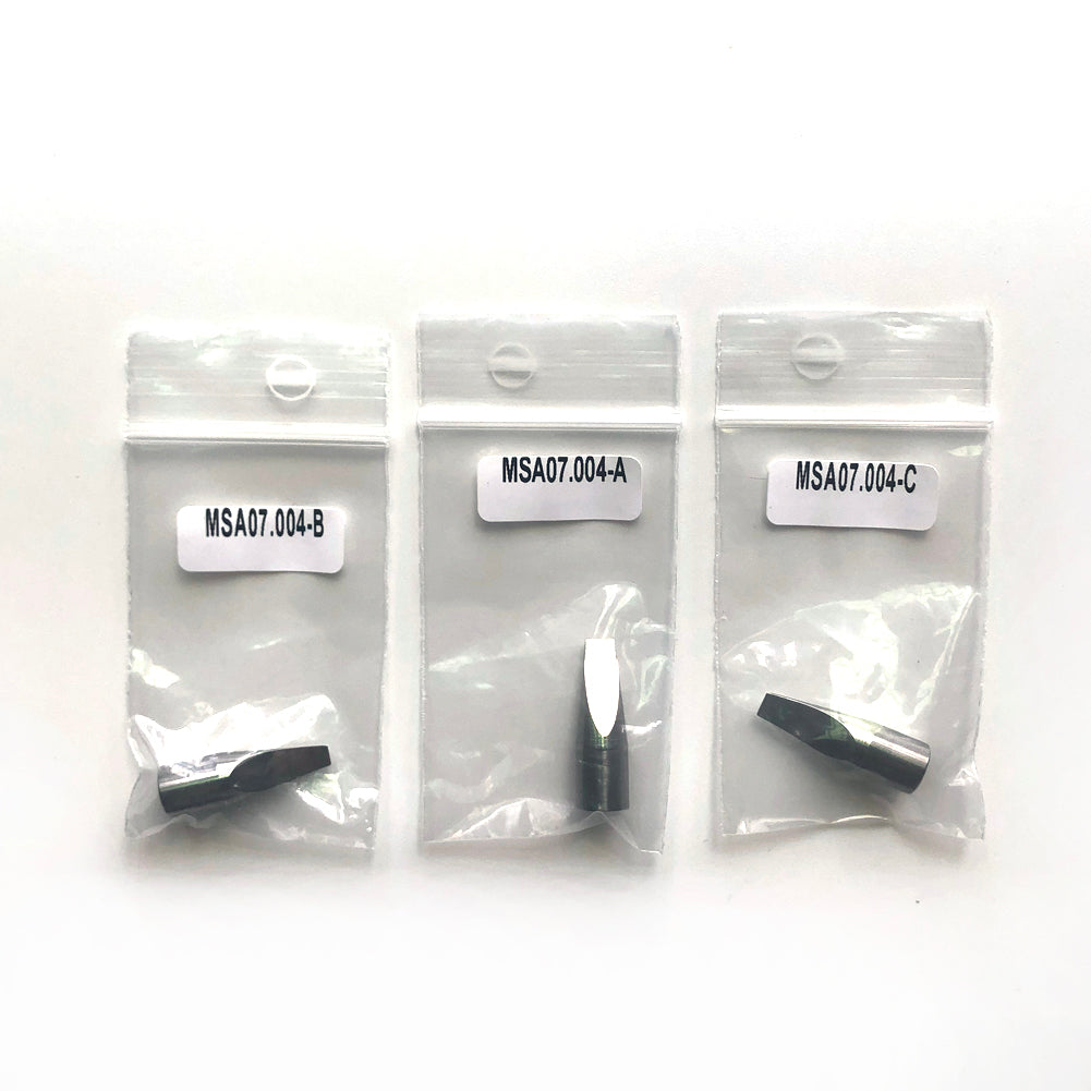 Horotec MSA07.004 set of 3 spare ends for automatic watch case opener, precision tool accessories