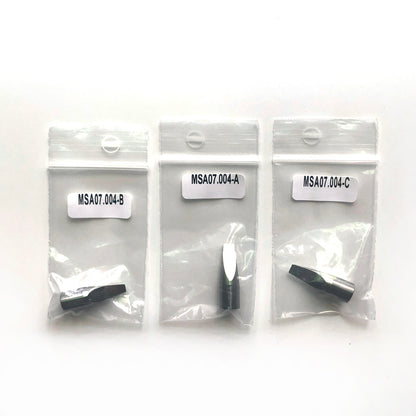 Horotec MSA07.004 set of 3 spare ends for automatic watch case opener, precision tool accessories