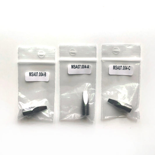 Horotec MSA07.004 set of 3 spare ends for automatic watch case opener, precision tool accessories