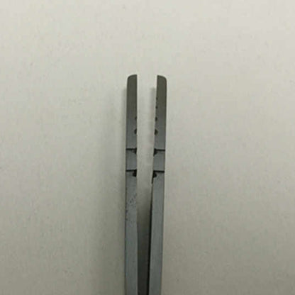 Horotec MSA12.300-14 carbon steel tweezers, 110mm, designed for precise watch hand removal and handling