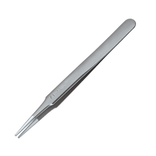 Horotec MSA12.302-F1 antimagnetic steel tweezer for precise watch accessory handling.