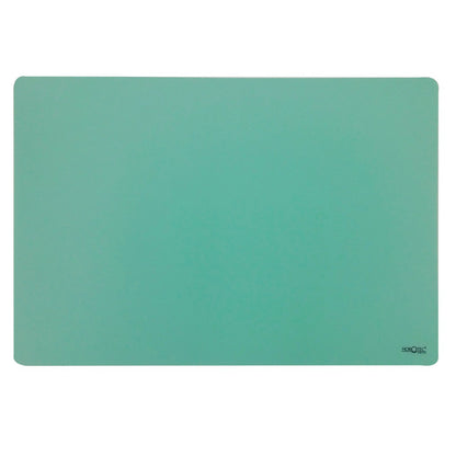 Horotec MSA24.208 green self-adhesive plastic bench mat, 35x24 cm, ideal for watchmaking workspace protection.