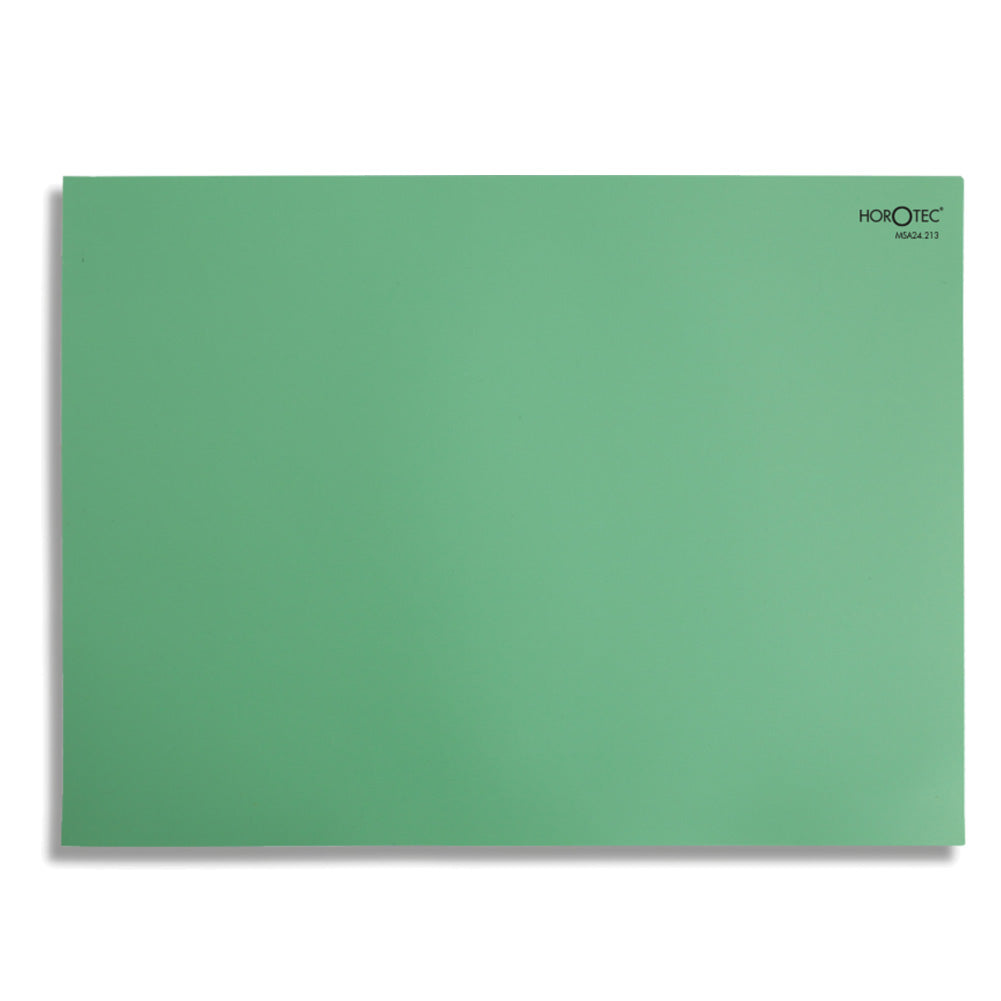 Horotec MSA24.213 green self-adhesive bench mat, soft surface, 35x24 cm for watch repair tools.