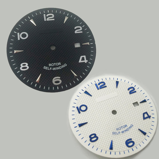 35.6MM watch dial compatible with ETA 2836, Miyota 8215/8205/821A, DG2813/3804 movements.