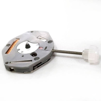 Sunon PE10 quartz watch movement repair part with 2/3 hands, precise timekeeping component.