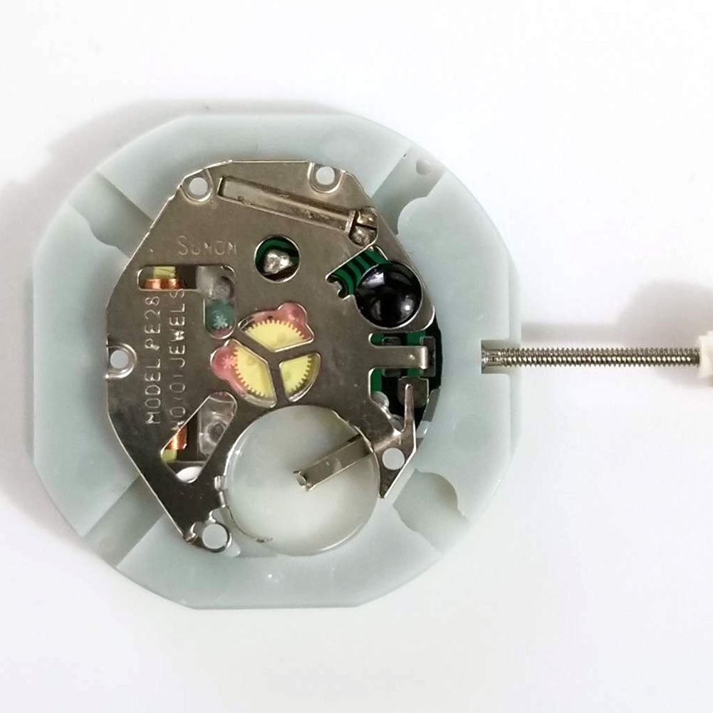Sunon PE28 quartz watch with 3 hands, date and day display for precise timekeeping and style.