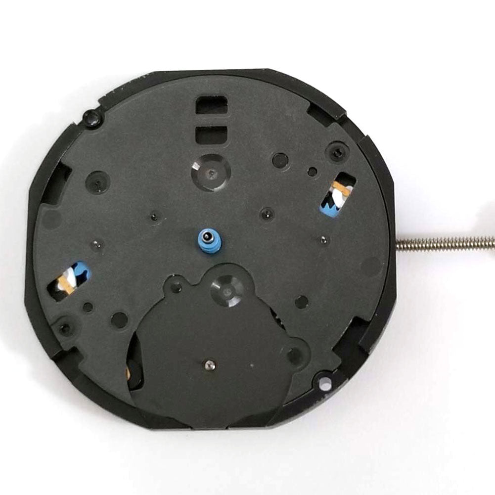Sunon PE80 quartz watch movement with 3 hands, precision timekeeping for watch repair and assembly.