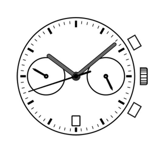 Hattori Epson VD31A quartz watch movement, Japan-made precision mechanism for reliable timekeeping.
