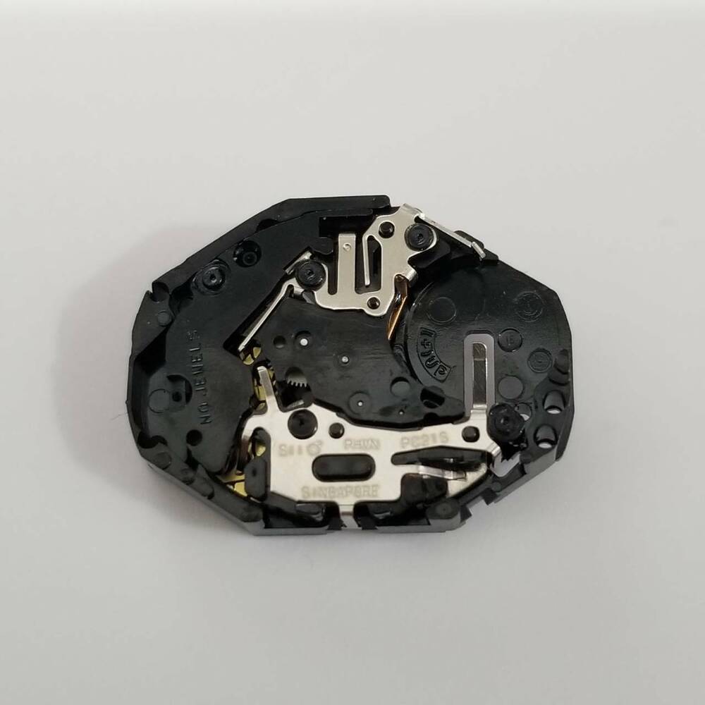 SII PC21 quartz watch movement repair part, compatible with V821 2035 models for accurate timekeeping.