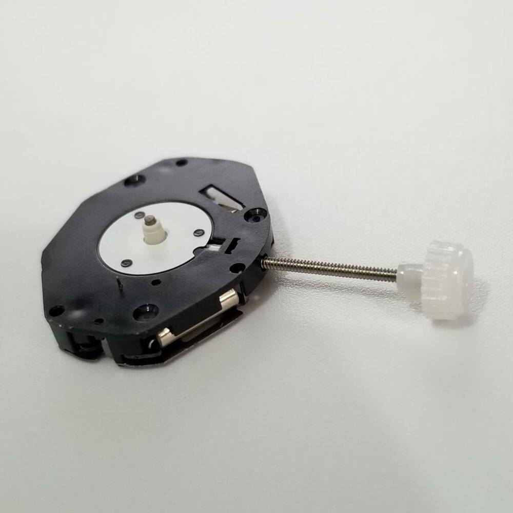 SUNON PE41 quartz watch movement repair part with precise gear and coil for timekeeping maintenance.