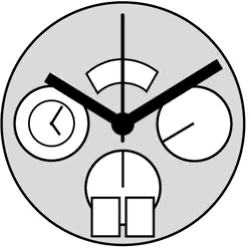 Ronda 5050.C Quartz Movement Watches Repair Parts