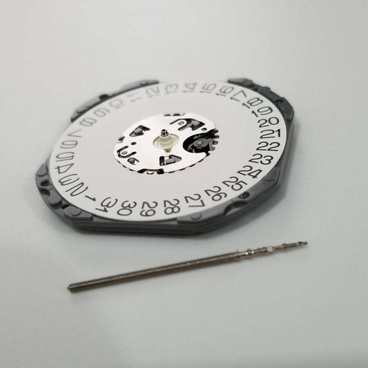 Hattori Epson VJ52B quartz watch movement with date at 3 o?clock, precision Japanese craftsmanship.