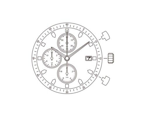 Mouvement à quartz Miyota 0S60 OS60, pièces de rechange pour montres, remplacement 0560